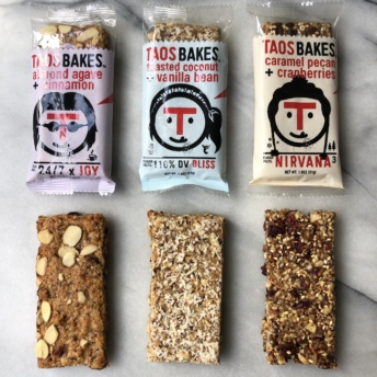 Non-GMO bars by Taos Bakes