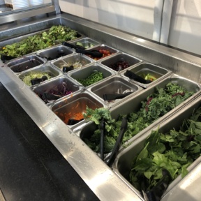 Salad bar from Papaya's Natural Foods