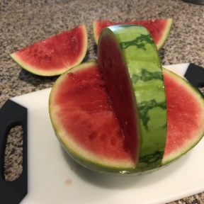 Making Watermelon Fruit Basket
