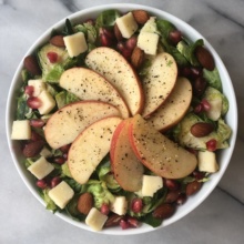 Delicious Shredded Brussels Sprouts and Apple Salad