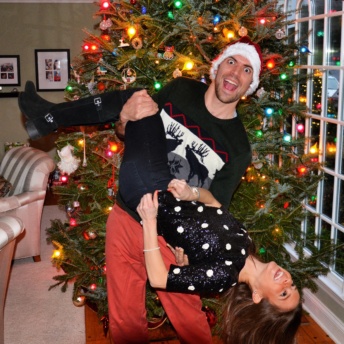 Jackie and Brendan on Christmas Day