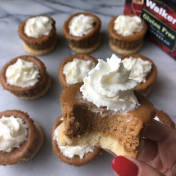 Gluten-free Mini Pumpkin Pies with Walkers Shortbread