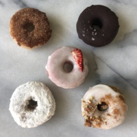 Gluten-free mini donuts by glonuts
