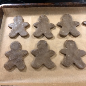 Gluten-free Gingerbread Cookies ready for the oven