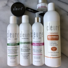 Gluten-free hair care and body care products by Cleure