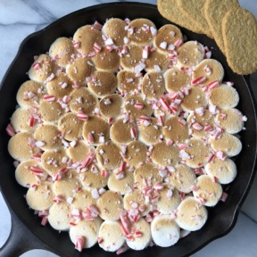 Peppermint S'mores Skillet Dip