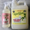 Gluten-free cleaning spray and laundry detergent by Rebel Green