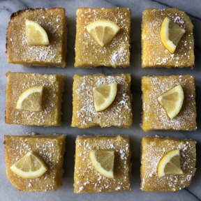 Gluten-free dairy-free Lemon Squares