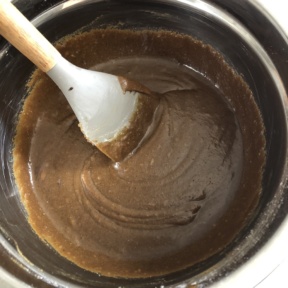 Making gluten-free Gingerbread Brownies