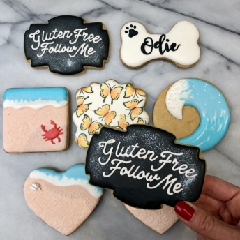 Delicious gluten-free cookies by Pink Turtle Cookies