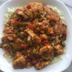 Sweet & Sour Chicken with veggies