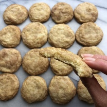 Gluten-free dairy-free Snickerdoodle Cookies