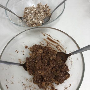 Making gluten-free Cookie Truffles with ALDI cookies