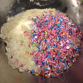 Gluten-free Funfetti Cookie Dough