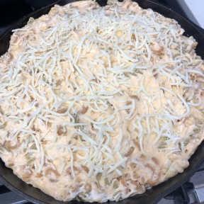 More cheese on Mac and Cheese Skillet