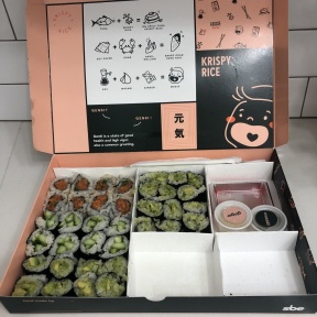 Gluten-free sushi from Krispy Rice in Brentwood