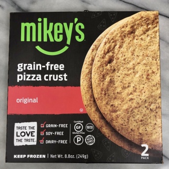 Gluten-free grain-free pizza crust by Mikey's