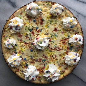 Gluten-free dairy-free Funfetti Cheesecake