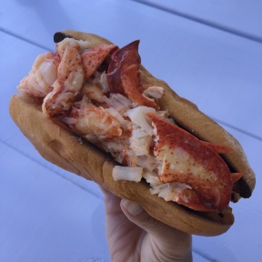 Gluten-free lobster roll from Heibeck's Stand