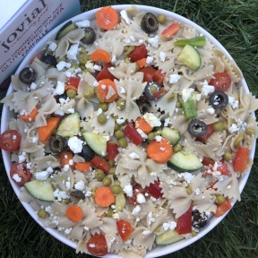 Gluten-free Italian Pasta Salad with Jovial Foods