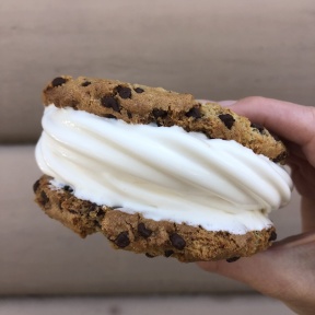 Gluten-free ice cream sandwich from Heibeck's Stand