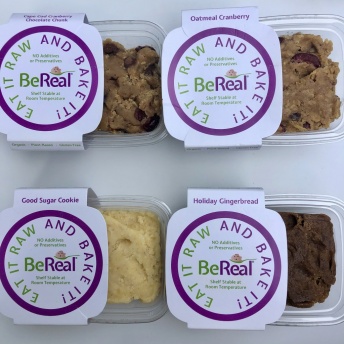 Gluten-free dairy-free cookie dough by BeReal Doughs