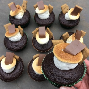 Delicious gluten-free S'mores cupcakes