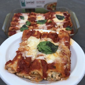 Cheese Manicotti with Jovial Foods manicotti