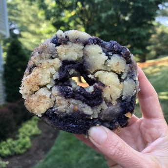 Gluten-free keto blueberry donut by Crave Bakehouse