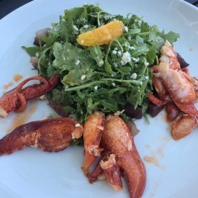 Gluten-free lobster salad from Harbor Lights