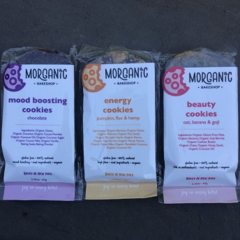 Gluten-free cookies by Morganic Bakeshop