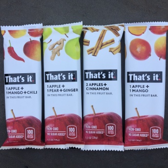 Gluten-free fruit bars by That's It Fruit