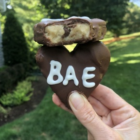 Gluten-free BAE Chocolate Covered Cookie Dough Hearts