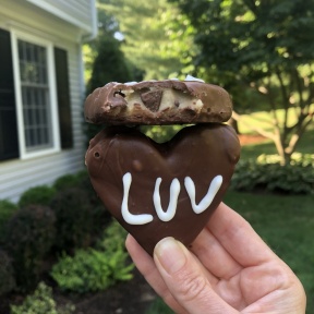 LUV Chocolate Covered Cookie Dough Hearts