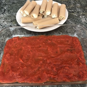 Ready to make Cheese Manicotti