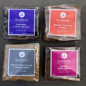 Gluten-free brownies from Las Delicias Patisserie