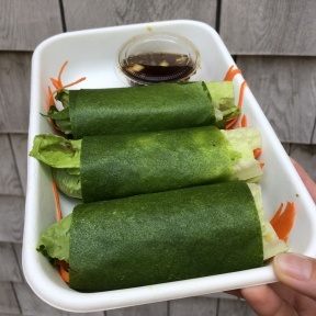 Spring roll from Catch A Healthy Habit Cafe