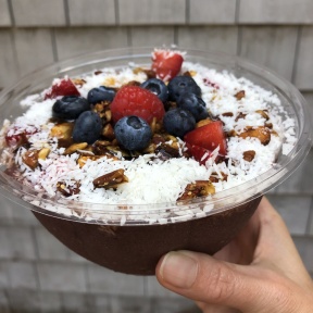 Gluten-free acai bowl from Catch A Healthy Habit Cafe