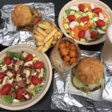 Gluten-free lunch from Press Burger