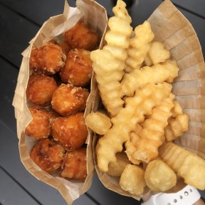 Gluten-free fries and sweet potato tots from Press Burger