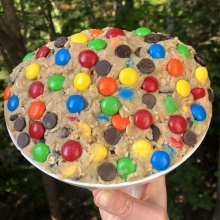 Gluten-free Monster Cookie Dough Dip
