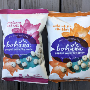 Gluten-free popped water lily seeds by Bohana