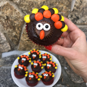 Ready to eat this Turkey Cupcake