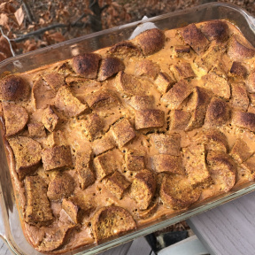 Gluten-free Pumpkin Bread Pudding