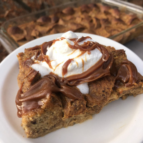 Delicious gluten-free Pumpkin Bread Pudding