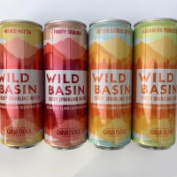 Gluten-free boozy sparkling water by Wild Basin