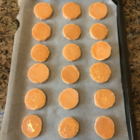 Making Sweet Potato Marshmallow Bites