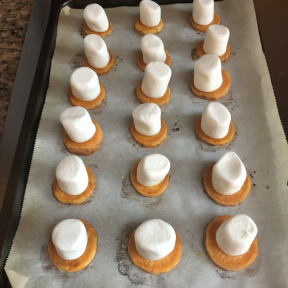 Making gluten-free Sweet Potato Marshmallow Bites