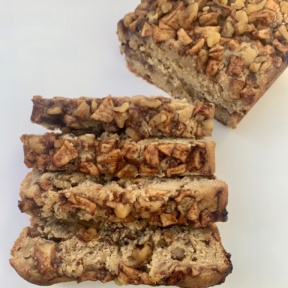 Delicious gluten-free Apple Walnut Loaf