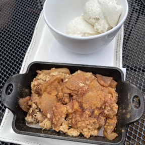 Gluten-free apple crisp from Picazzos